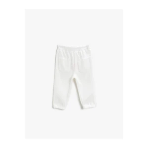 Koton Sweatpants - White - Relaxed