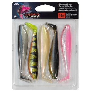 Fox rage gumová nástraha zander pro shad uv mixed colour packs 5 ks-dĺžka 14 cm