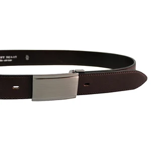 Penny Belts Pánsky kožený spoločenský opasok 35-020-4PS-40 Hnedý 115 cm