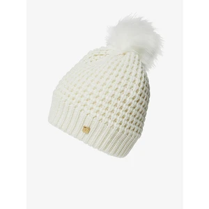 Women's cream beanie HELLY HANSEN W SNOWFALL BEANIE - Women