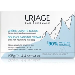 Uriage Hygiène Créme Lavante Solide jemný čisticí krém s termální vodou z francouzských Alp 125 g