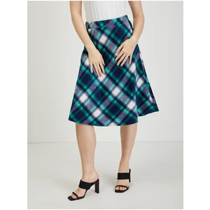 Green-blue ladies plaid skirt ORSAY - Ladies