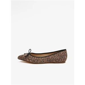 Brown women's patterned ballerinas ORSAY - Ladies