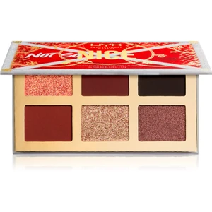 NYX Professional Makeup Limited Edition Xmass 2022 Mrs Claus Oh Deer Shadow Palette paletka očních stínů 01 Not so Nice 6x1,7 g