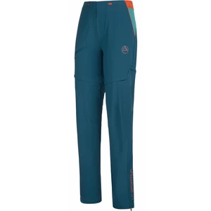 La Sportiva Pantalones para exteriores Rowan Zip-Off Pant W Storm Blue/Lagoon M