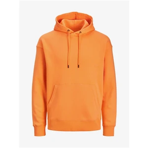 Jack & Jones Star Orange Mens Basic Hoodie - Men