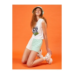 Koton Shorts - Green - Normal Waist