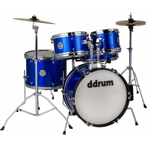 DDRUM D1 Jr 5-Piece Complete Drum Kit Set Batteria Bambini Blu Cobalt Blue