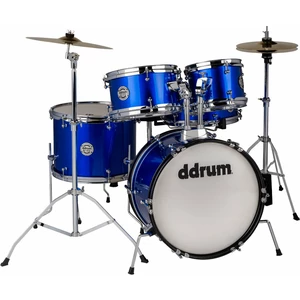 DDRUM D1 Jr 5-Piece Complete Drum Kit Set de tobe pentru copii Albastră Albastru cobalt