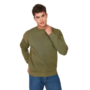 Trendyol Sweatshirt - Green - Regular fit