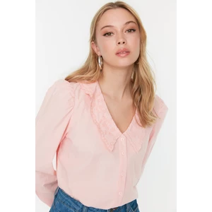 Trendyol Shirt - Pink - Regular fit