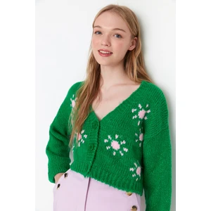 Trendyol Cardigan - Green - Regular fit