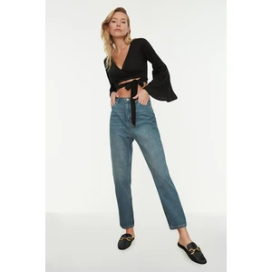 Trendyol Blue High Waist Mom Jeans