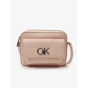 Světle růžová crossbody kabelka Calvin Klein - Dámské