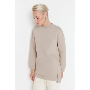 Trendyol Sweatshirt - Brown - Regular fit