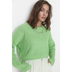 Trendyol Sweater - Green - Regular fit