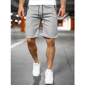 Pantaloni scurți de trening gri bărbați Bolf JX132