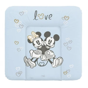 CEBA Podložka prebaľovacia mäkká na komodu (75x72) Disney Minnie & Mickey Blue