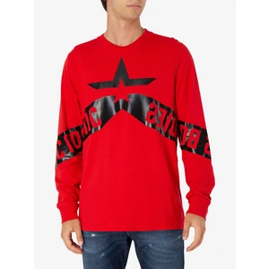 Diesel Tričko T-Just-Ls-Star Pullover - Pánské