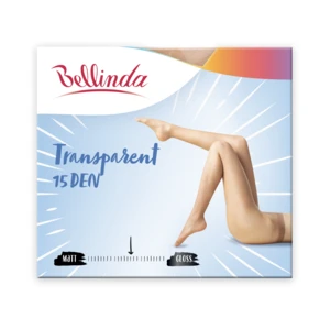 Bellinda 
TRANSPARENT 15 DEN - Highly transparent tights - amber