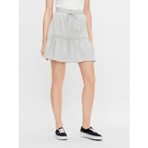 Light grey skirt Pieces Neora - Women