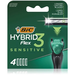 BIC FLEX3 Hybrid Sensitive náhradné žiletky 4 ks