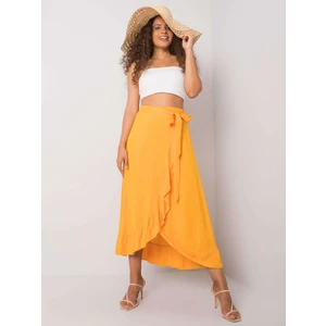 OCH BELLA Orange asymmetrical skirt