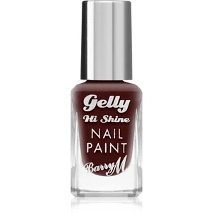 Barry M Gelly Hi Shine lak na nehty odstín Black Cherry 10 ml