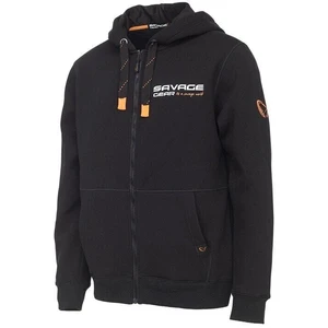 Savage Gear Horgászpulóver Urban Zip Hoodie L