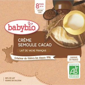 BABYBIO Kapsička krém, kakao, krupička (4x 85 g)