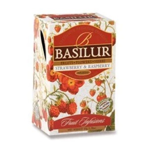 BASILUR Fruit Strawberry & Raspberry 20 sáčkov