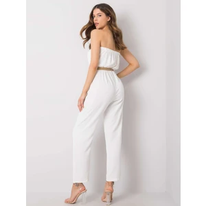 RUE PARIS Ecru jumpsuit övvel