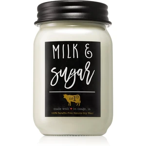 Milkhouse Candle Co. Farmhouse Milk & Sugar vonná svíčka Mason Jar 368 g