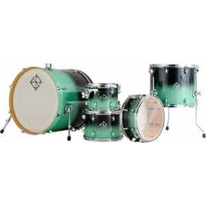 Dixon PODFM522GIF Fuse Maple Shellset Green Ice Fade