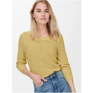 Yellow Women's Ribbed Sweater ONLY Geena - Women