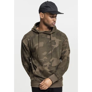 High Neck Camo Hoody olive camo