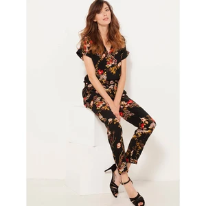 Black Floral Overall CAMAIEU - Women