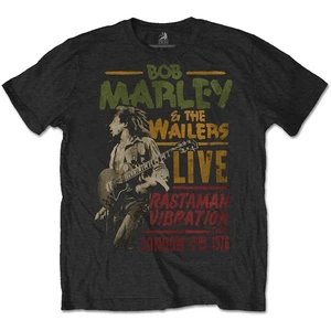 Bob Marley T-shirt Unisex Rastaman Vibration Tour 1976 2XL Noir