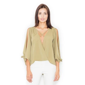 Figl Woman's Blouse M485 Olive