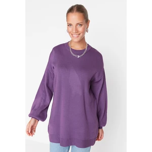 Trendyol Sweater - Purple - Regular fit