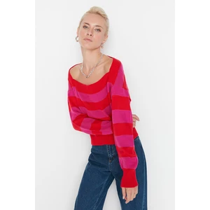 Trendyol Sweater - Red - Regular fit