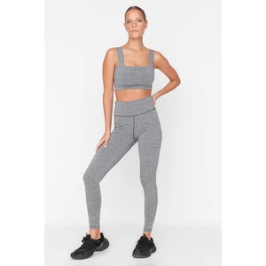 Trendyol Anthracite High Waist Sports Leggings