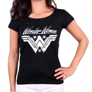 Póló Wonder Woman Movie Grunge Women Black M