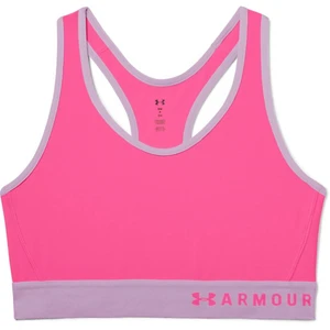 Dámská sportovní podprsenka Under Armour Mid Keyhole  Mojo Pink