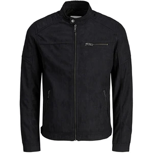 Jack&Jones Pánská bunda JJEROCKY 12147218 Jet Black M