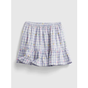 GAP Gingham Sukně dětská Modrá