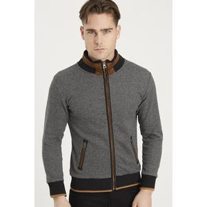 1021 DEWBERRY MEN'S SWEATSHIRT-DOTTED BLACK