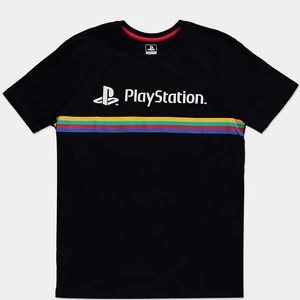 Póló PlayStation Color Stripe Logo M