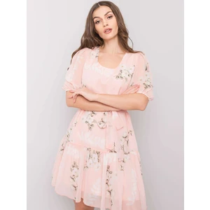 Women´s peach floral dress