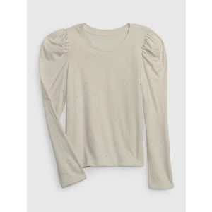 GAP Kids T-shirt with puffed sleeves - Girls